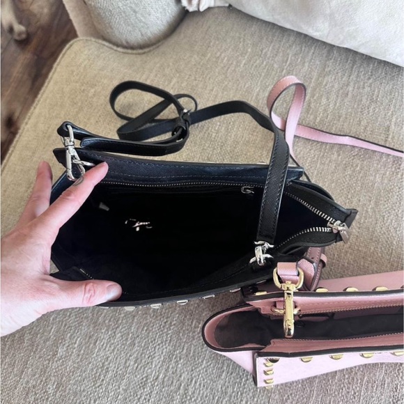 (2) Michael Kors Selma Studded Crossbody - Picture 6 of 9